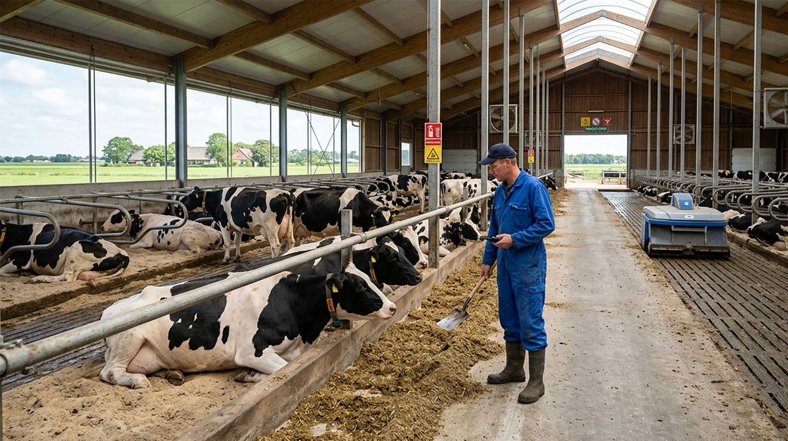 zandstallen reinigen schoonmaken brs service